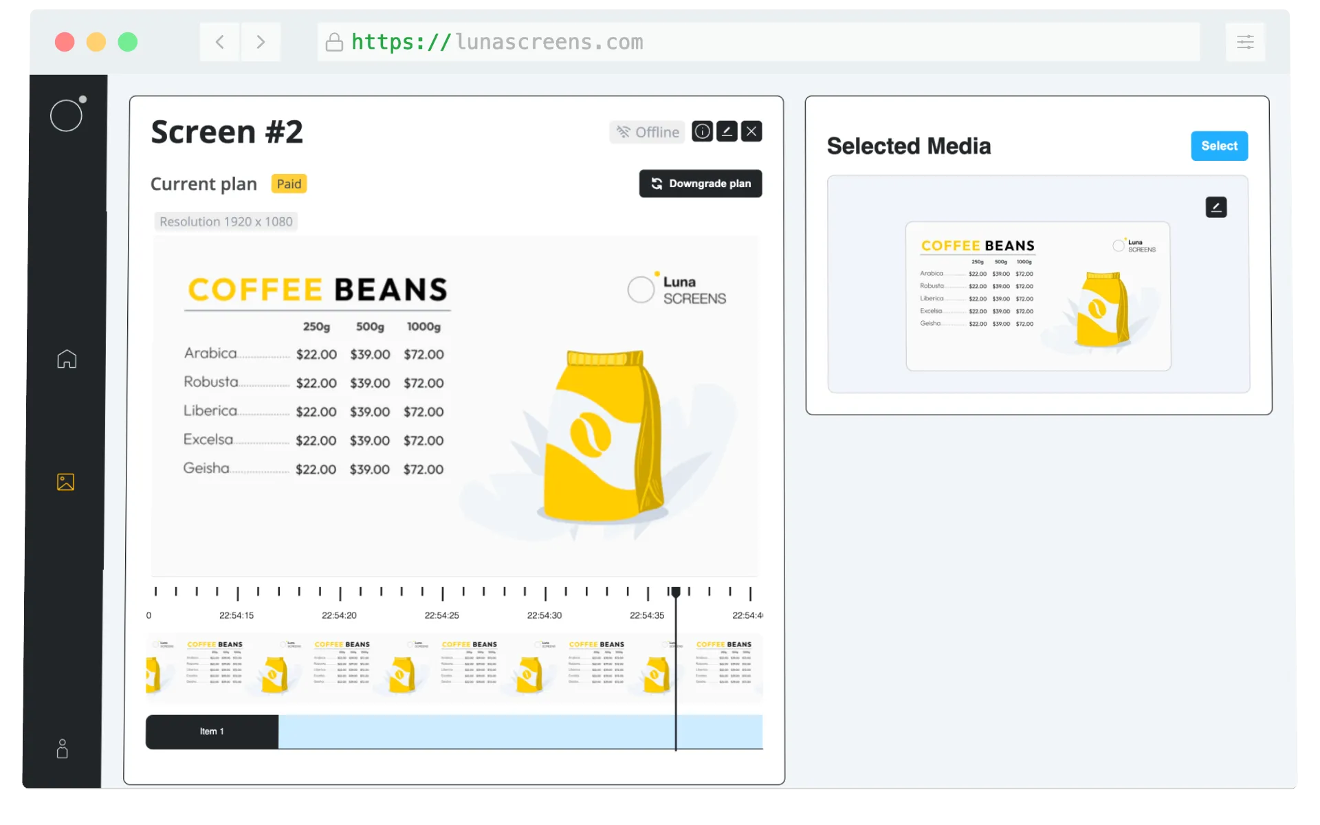SaaS Founder & Lead Architect: Luna Screens Digital Signage