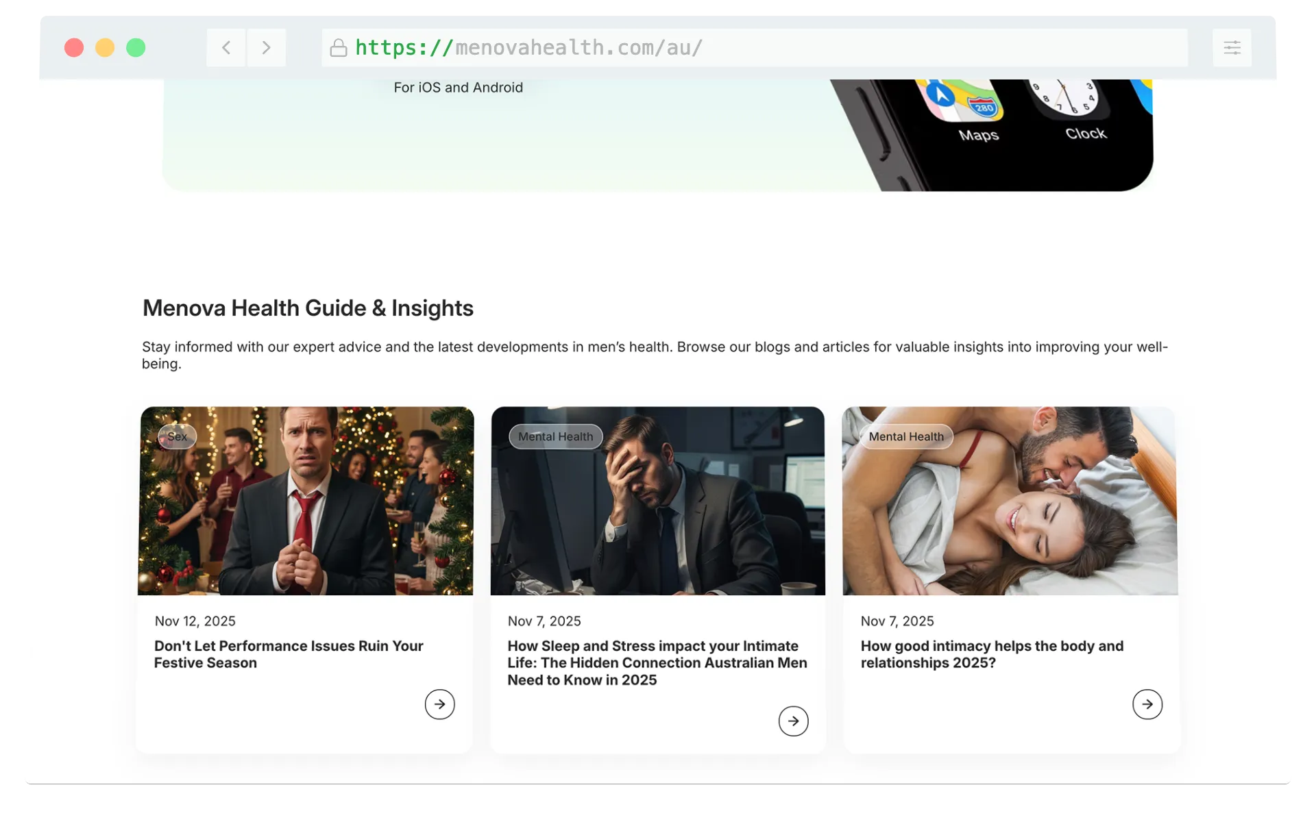 High-Conversion Men’s Health Platform: Pixel-Perfect Lead Generation