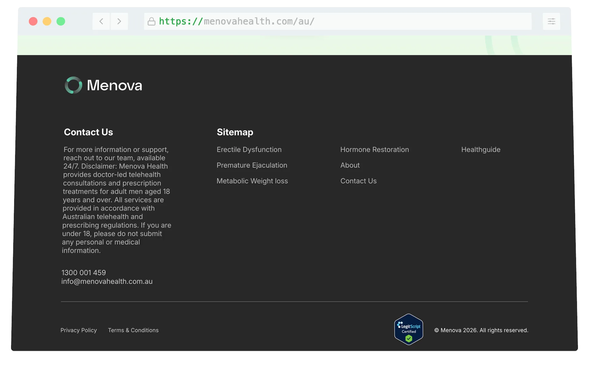 High-Conversion Men’s Health Platform: Pixel-Perfect Lead Generation